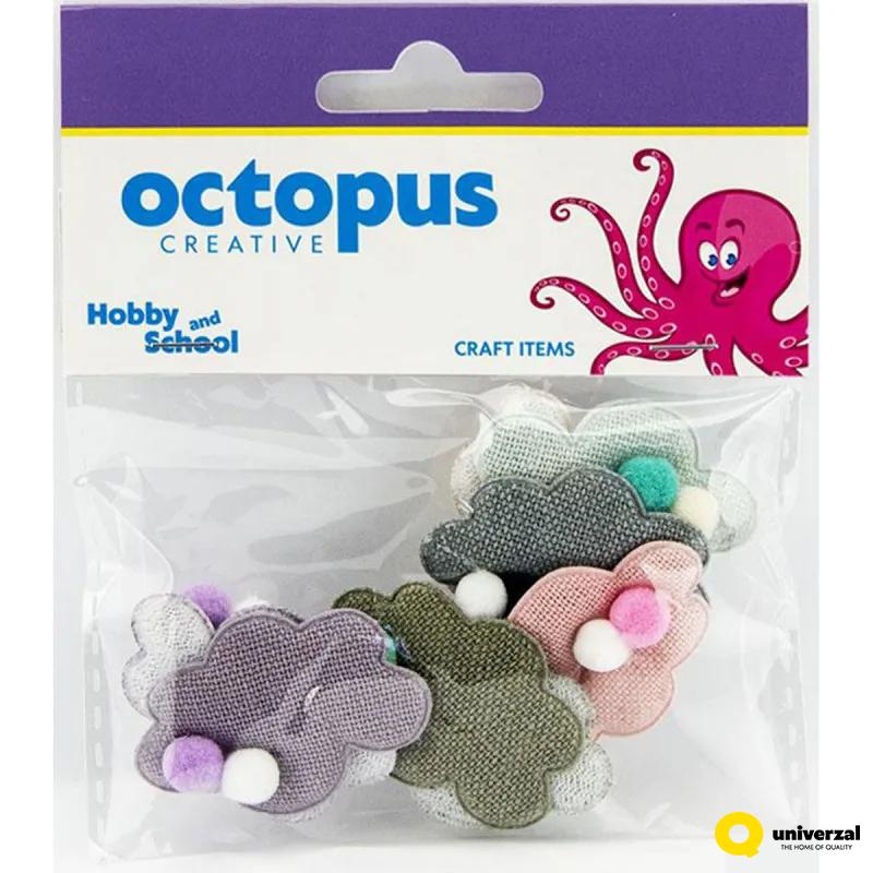 Dekorativni oblaci 42x32 mm 8 kom