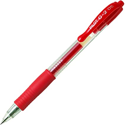 Hemijska olovka Pilot G-2 0,5 crvena
