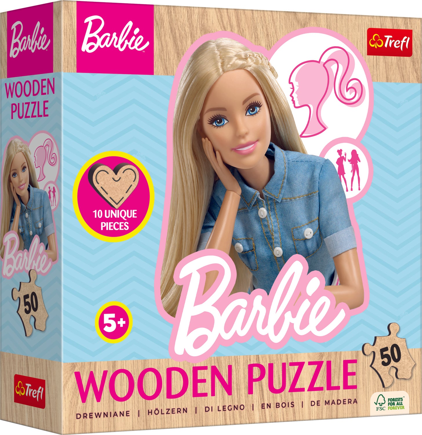 Puzzle drvene 50 sorto TREFL