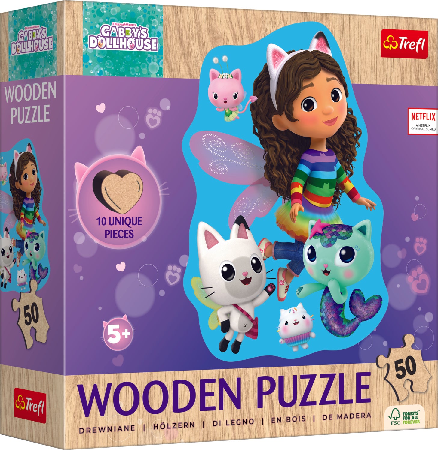 Puzzle drvene 50 sorto TREFL