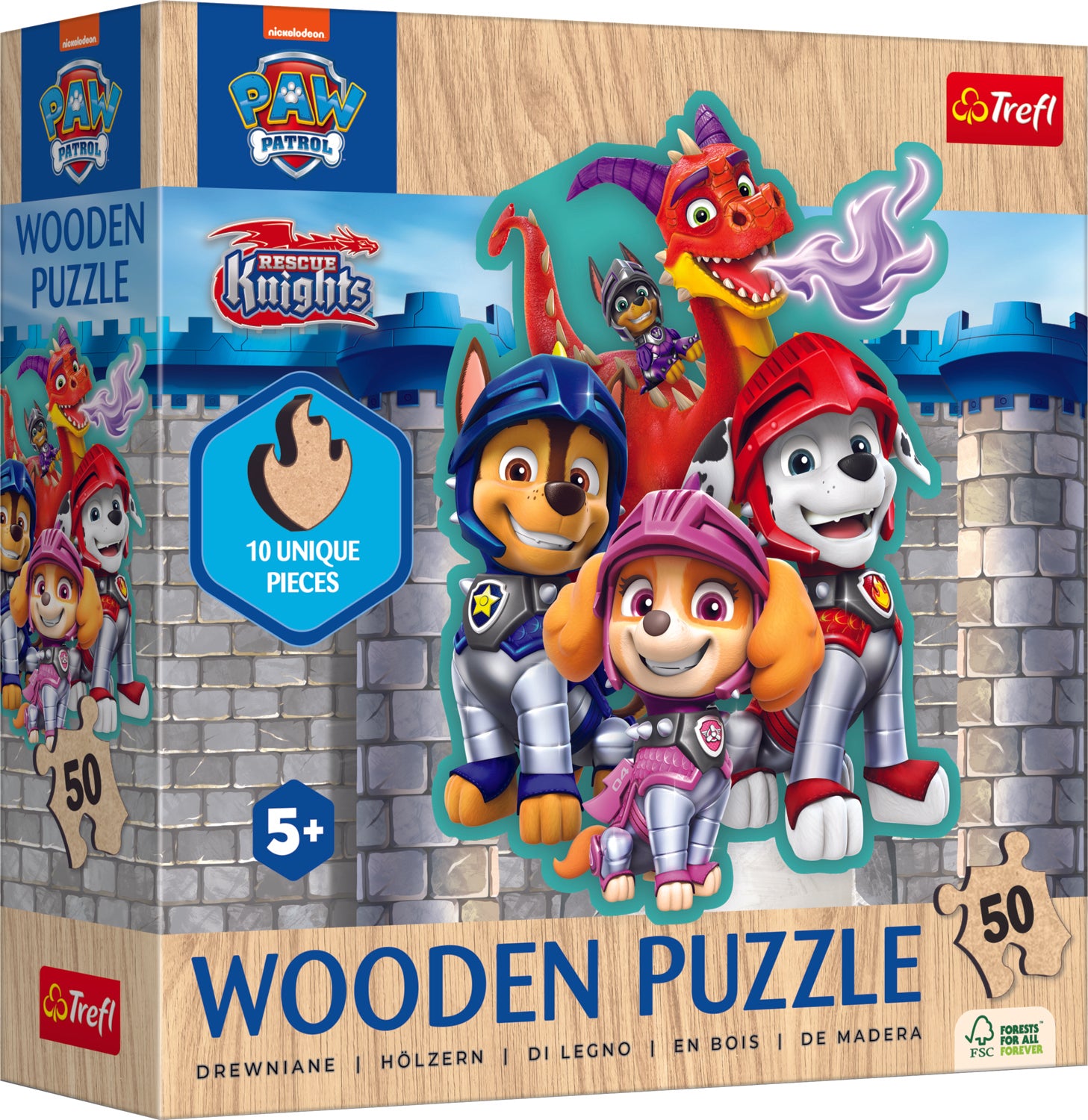 Puzzle drvene 50 sorto TREFL