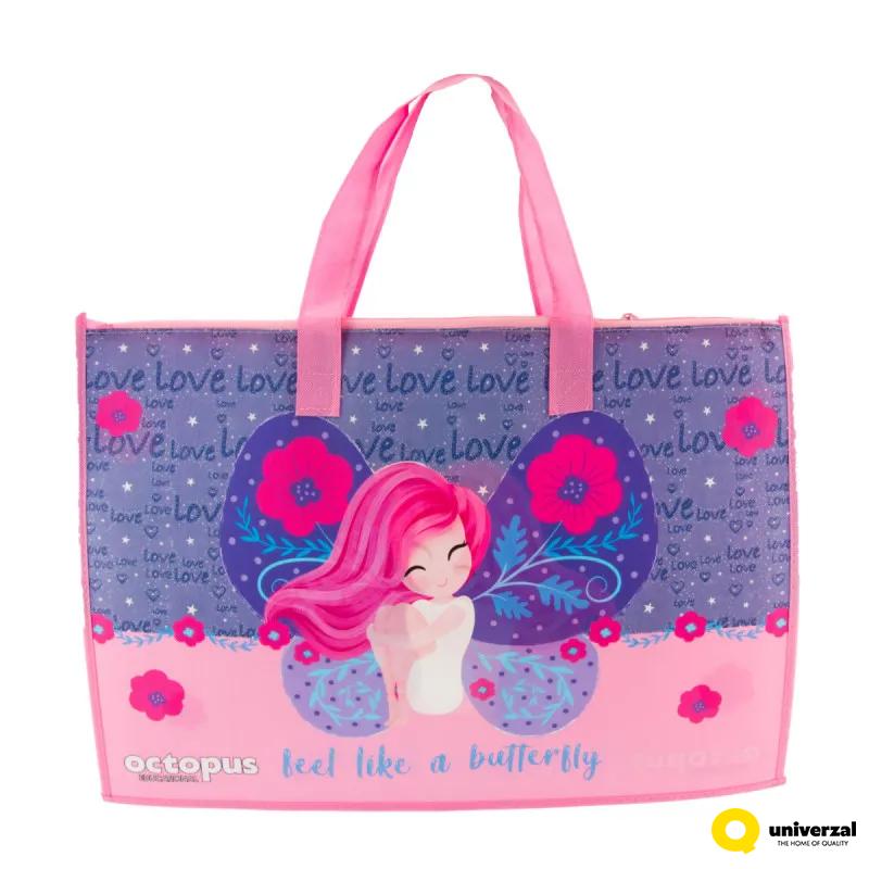 Tekstilna kesa za blok br.5 Feel like a butterfly