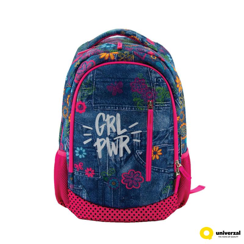 Ruksak školski ergonomski Girl Power Octopus