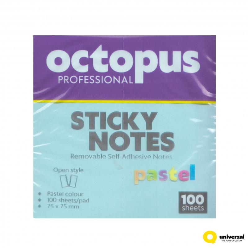 Blok samoljepljivi 75x75 100L pastel plavi