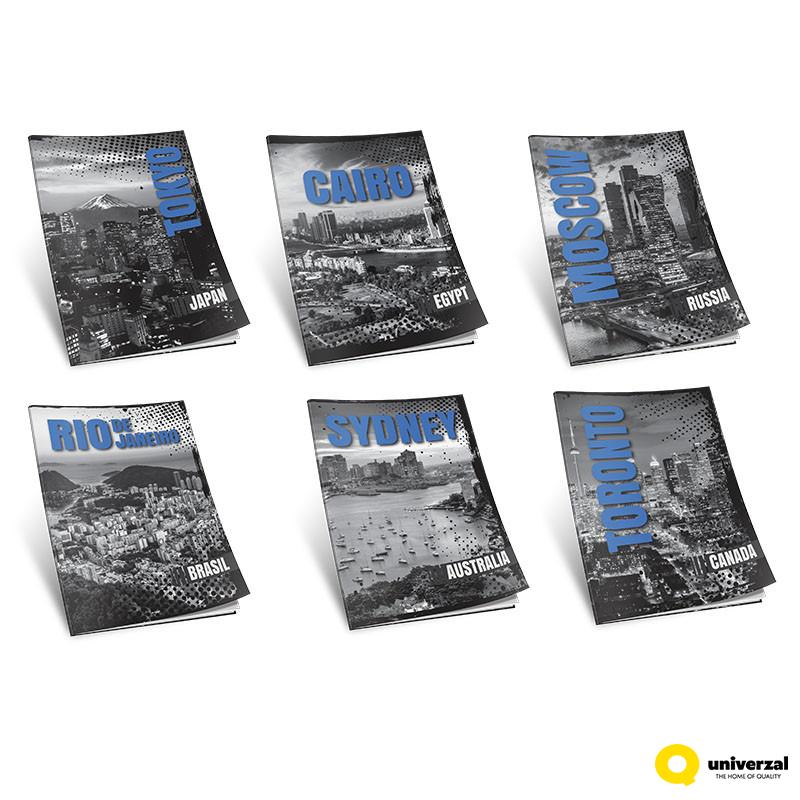 Sveska A4 Karo 52L World Tour 80gr Octopus