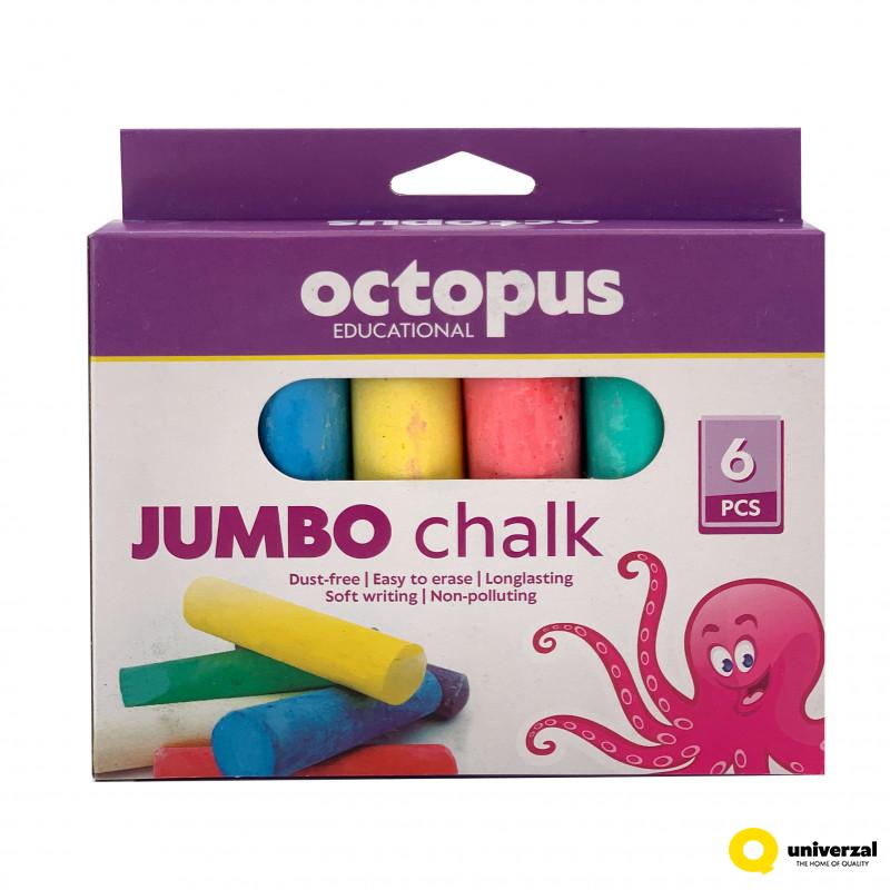 Kreda za tablu u boji jumbo 6/1 Octopus