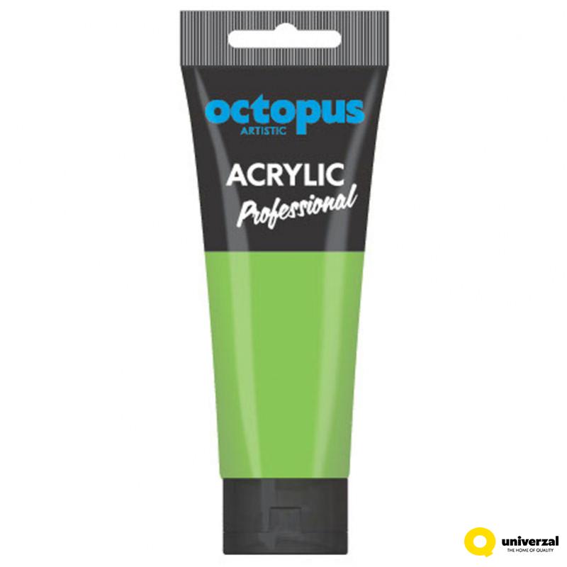 Akrilna boja Octopus professional 75ml Neon green