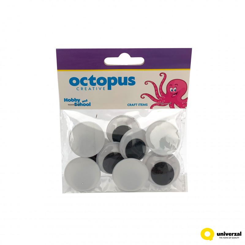 Dekorativne oci 28mm 10 kom. Octopus