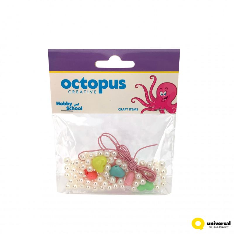 Dekorativne perle srca set 87kom. Octopus