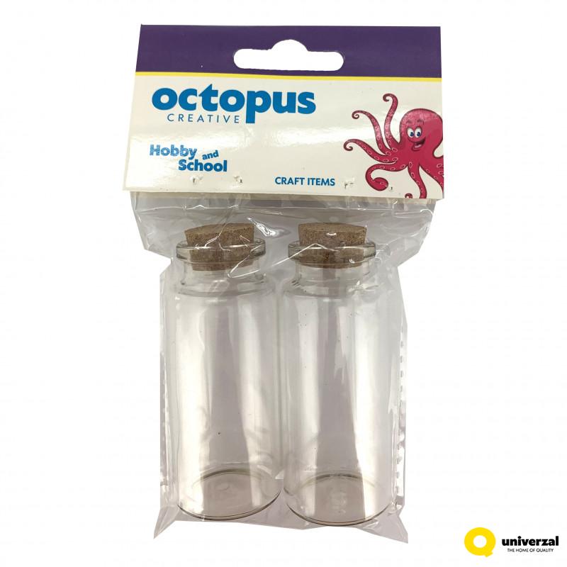 Dekorativna flašica staklena 2/1 Octopus