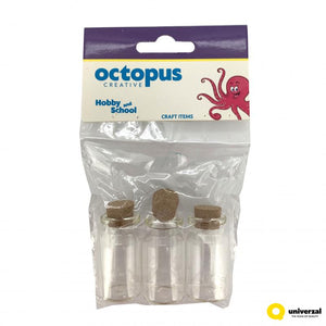 Dekorativna flašica staklena 3/1 Octopus