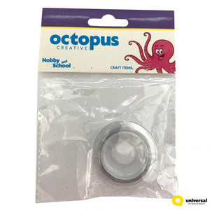 Dekorativna žica 10mx0.4mm srebrna Octopus