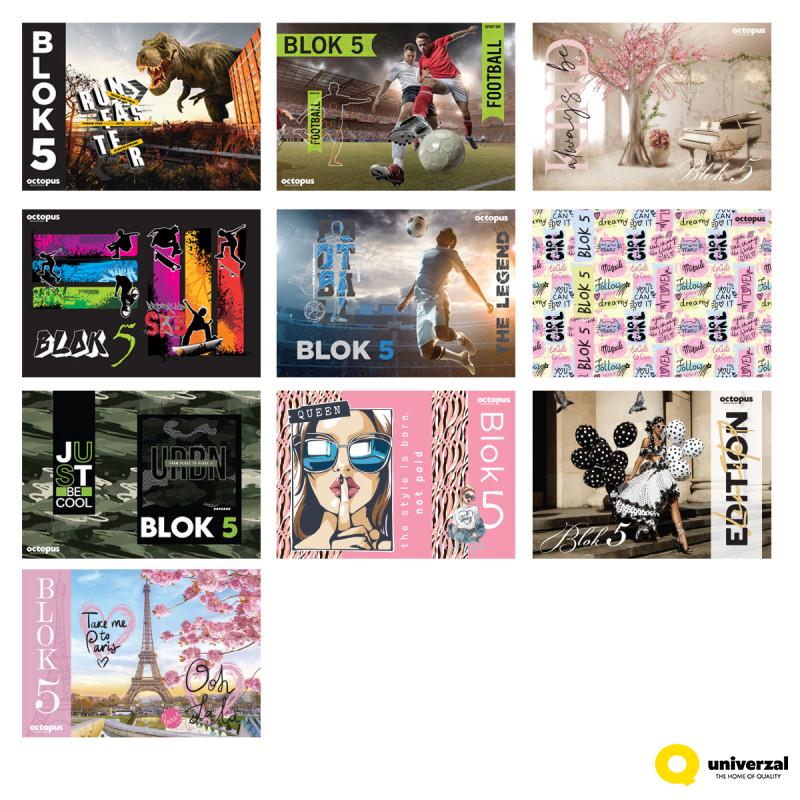 Blok za crtanje br.5 Octopus