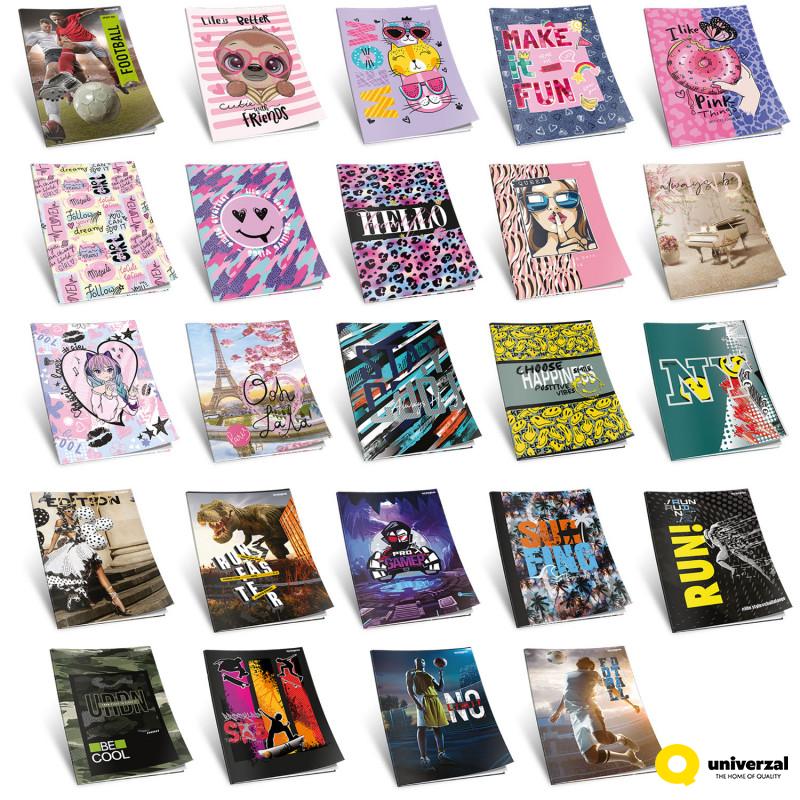 Sveska A5 Karo 52L Klasika 80gr Octopus