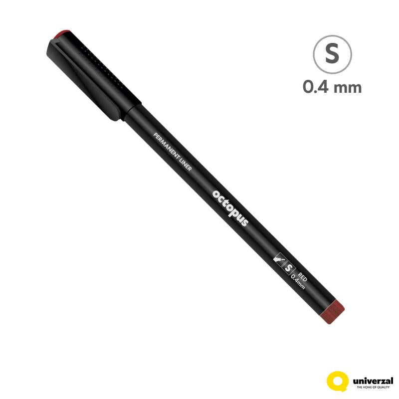 Liner crveni permanent 0.4mm S Octopus