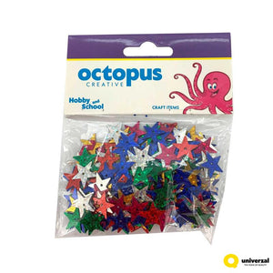 Dekorativne konfete zvijezde 15x15mm 14gr Octopus