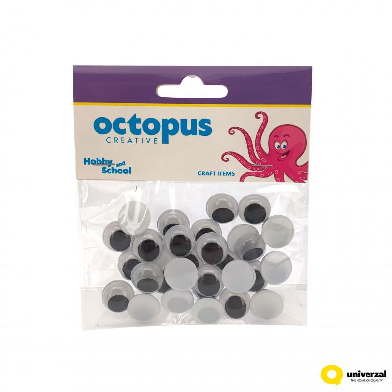 Dekorativne oči 15mm 30 kom