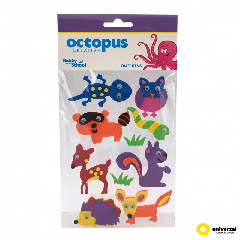 Dekorativne životinje set eva pijena 18x11mm 8/1 Octopus