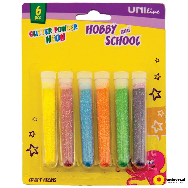 Šljokice dekorativne neon 3gr 6/1