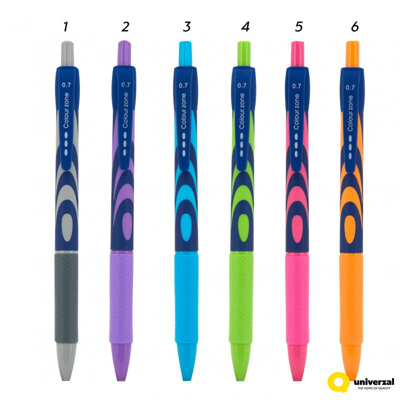 Hemijska olovka gel 0.7 Colour zone