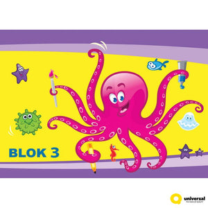 Blok za crtanje br.3 Octopus