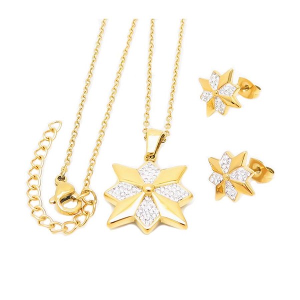 Set ogrlica + naušnice LCS 01602.110