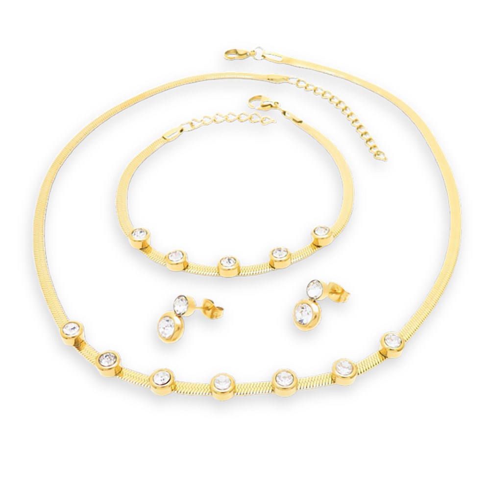 Set ogrlica + naušnice LCS 01607.110