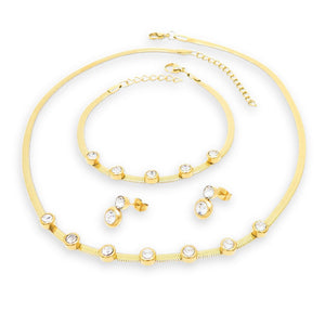 Set ogrlica + naušnice LCS 01607.110